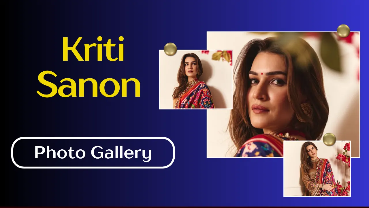 Photo Gallery: Kriti Sanon Stuns in a Vibrant, Embroidered Ethnic Outfit